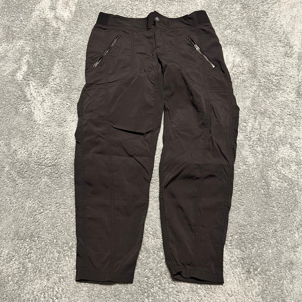 Athleta Pants Womens 10 Black Trekkie Crop Ripstop Jogger Pants